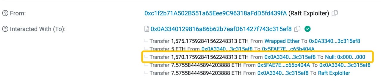 MetaTrust: Raft was attacked and lost 3.6 million, and almost all hacker operations were sent into the black hole