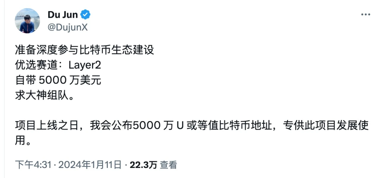 盘点20个值得关注的比特币Layer2早期项目