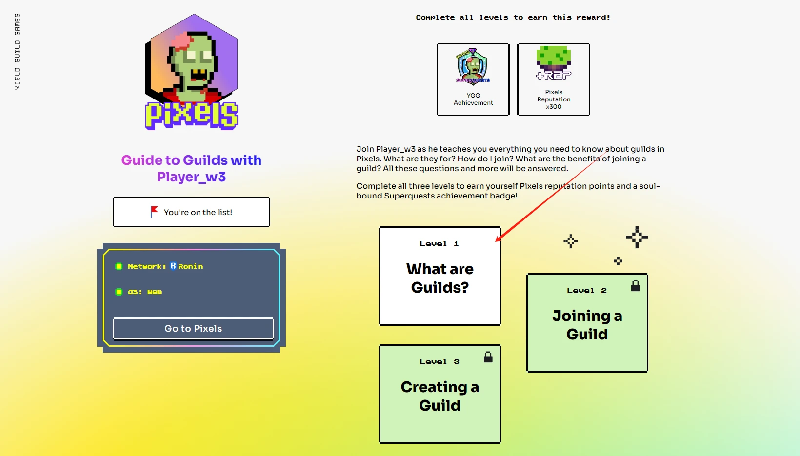 Super detailed guide: Complete the Pixels Guild Super Mission and earn 300 reputation points [GameFi Hunter]