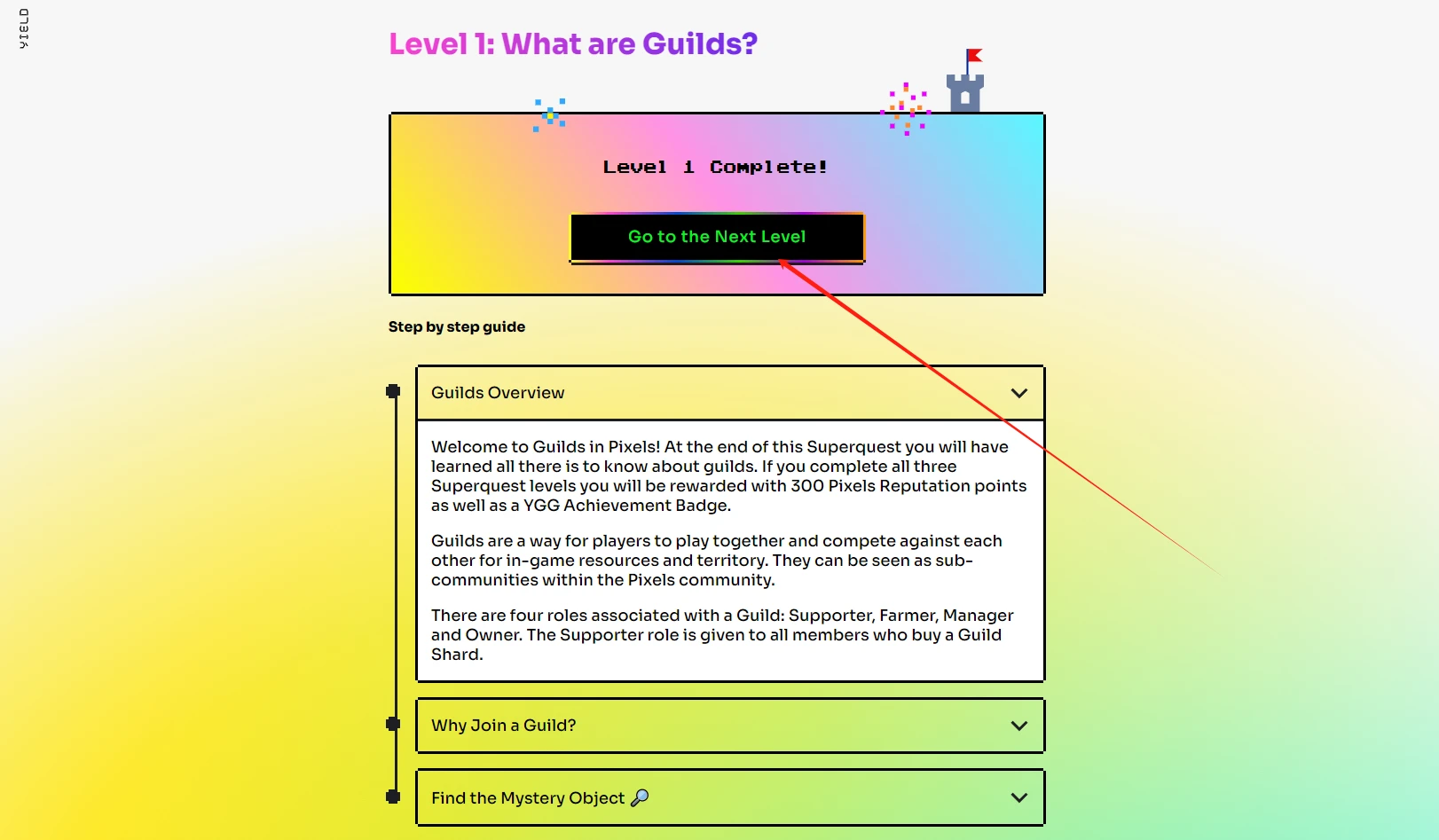 Super detailed guide: Complete the Pixels Guild Super Mission and earn 300 reputation points [GameFi Hunter]