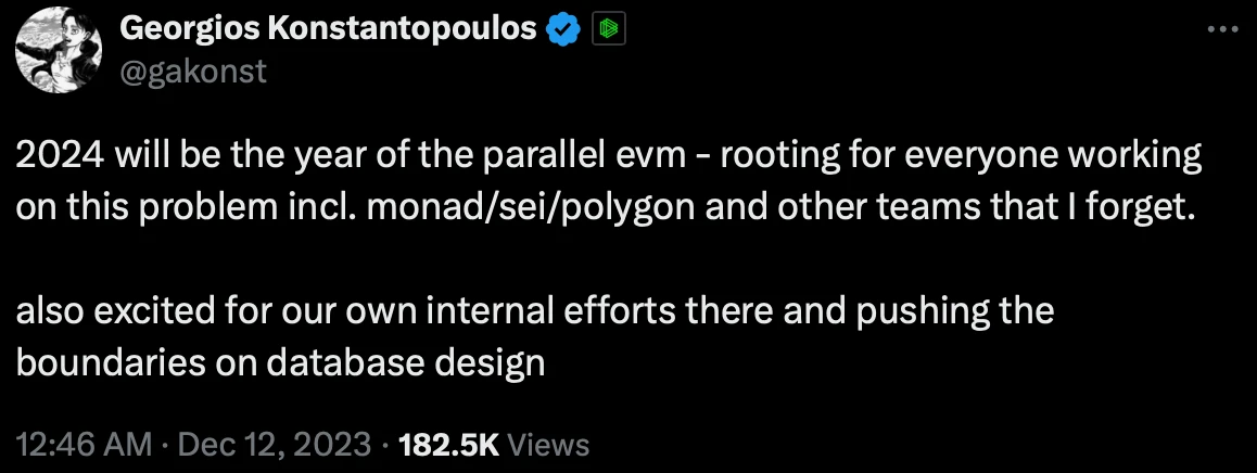 What is the significance of EVM parallelization? Or is it the end of EVM hegemony?