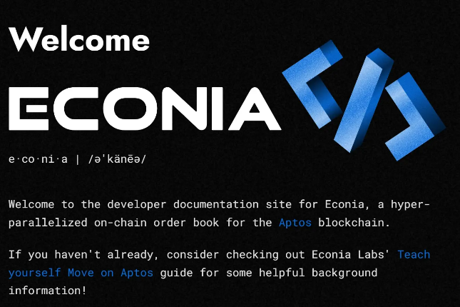 User Guide for Econia Reference Frontend
