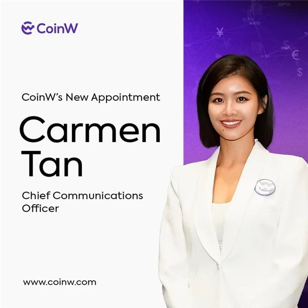 从外汇到加密货币，CoinW Carmen Tan出席迪拜Token2049