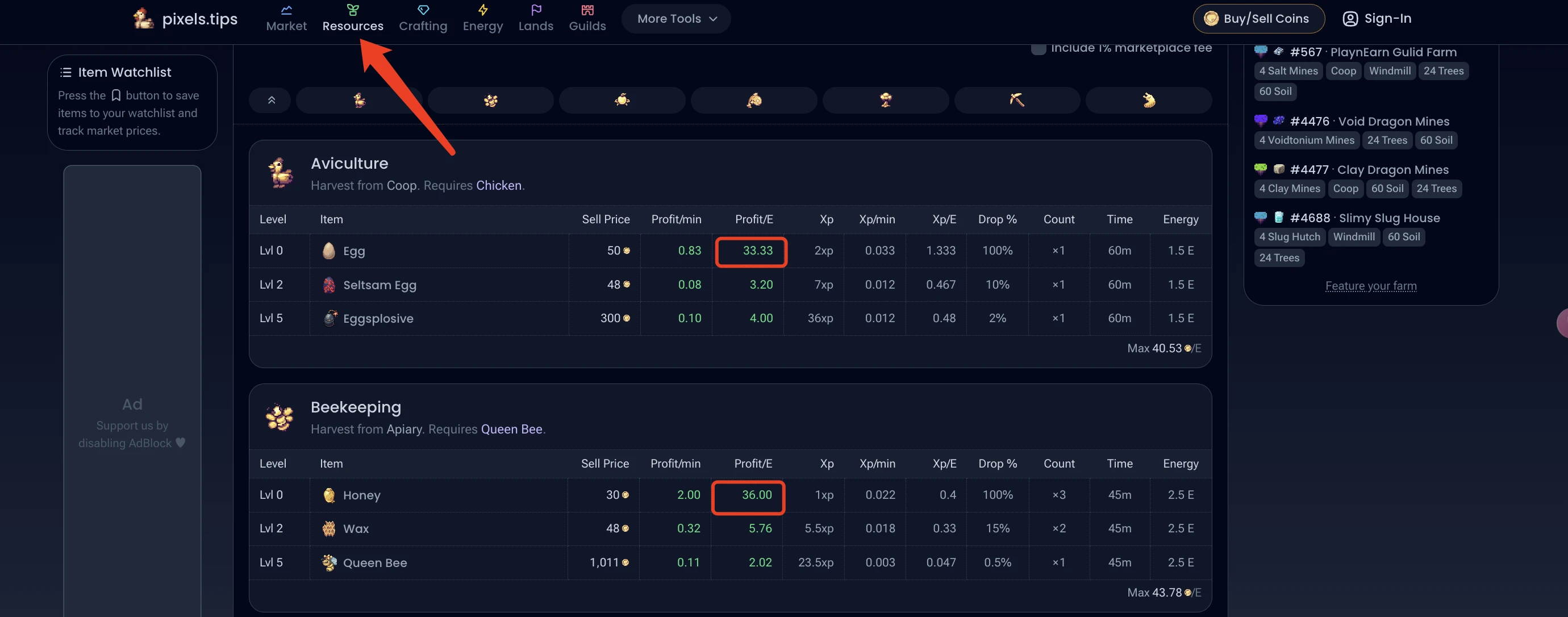 A super-efficient gold farming guide for Pixels GameFi Hunter that combines the latest token information