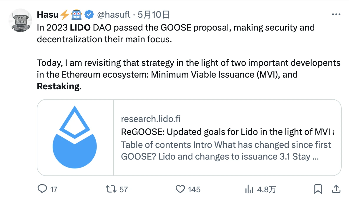 How can Lido solve the problem under the “vampire” attack of Restaking?