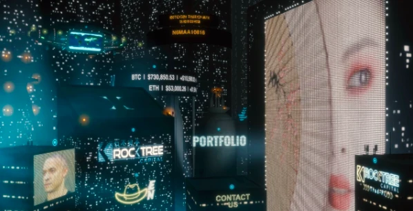RockTree Capital石木资本品牌升级，沉浸式「加密朋克风」网站震撼上线