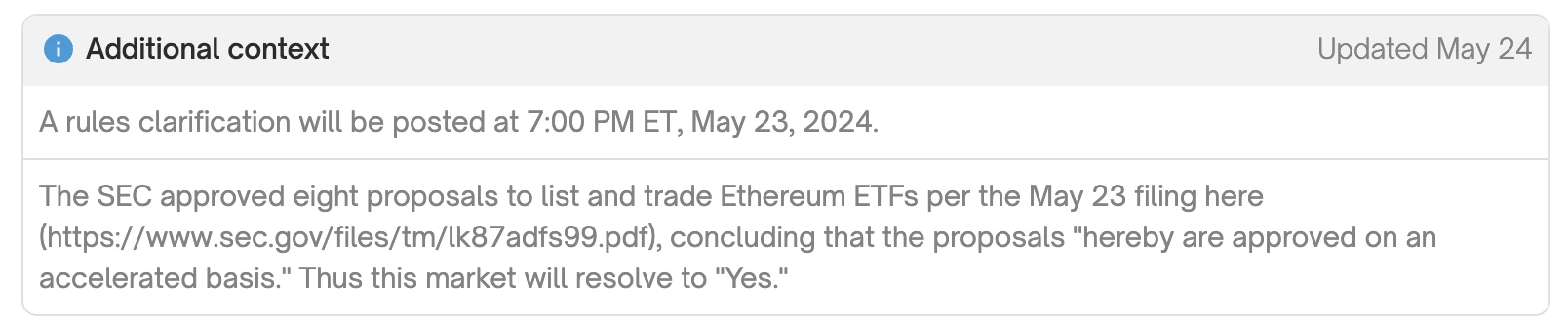 A  million ETF dispute