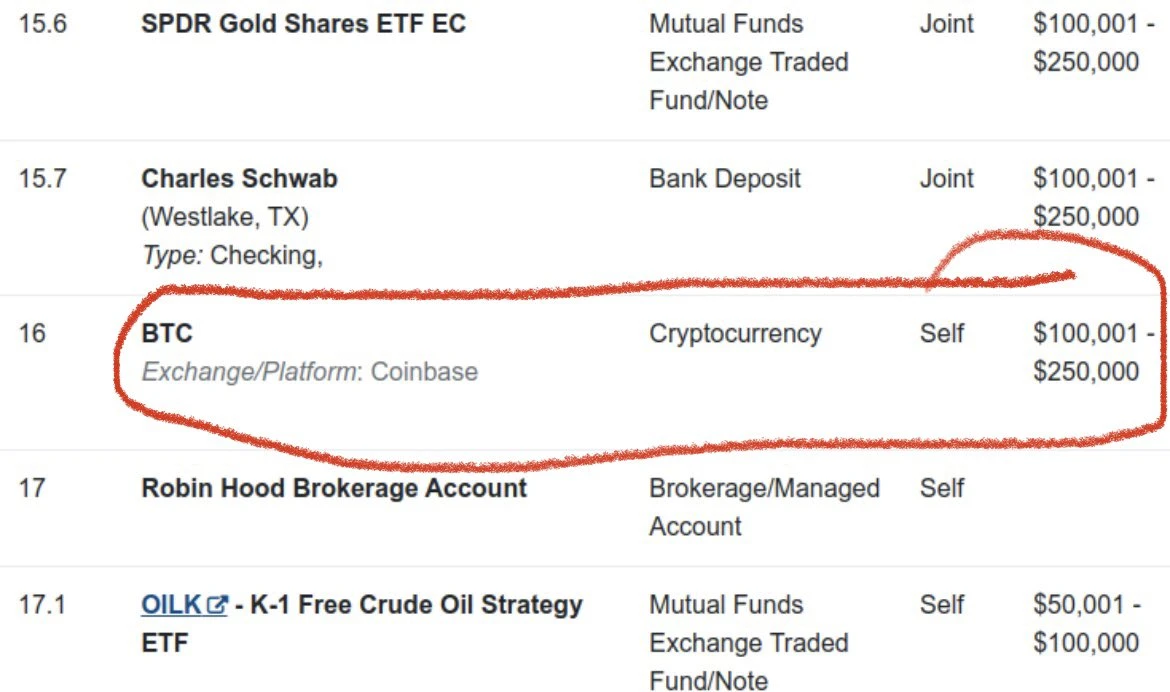 Trumps running mate JD Vance: a more pure Crypto supporter