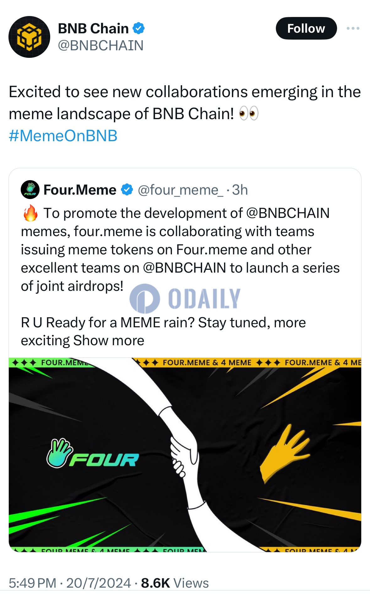 Odaily
