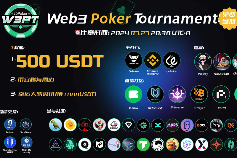 Poker Tournament: Web3 community joins forces to compete in W3PT