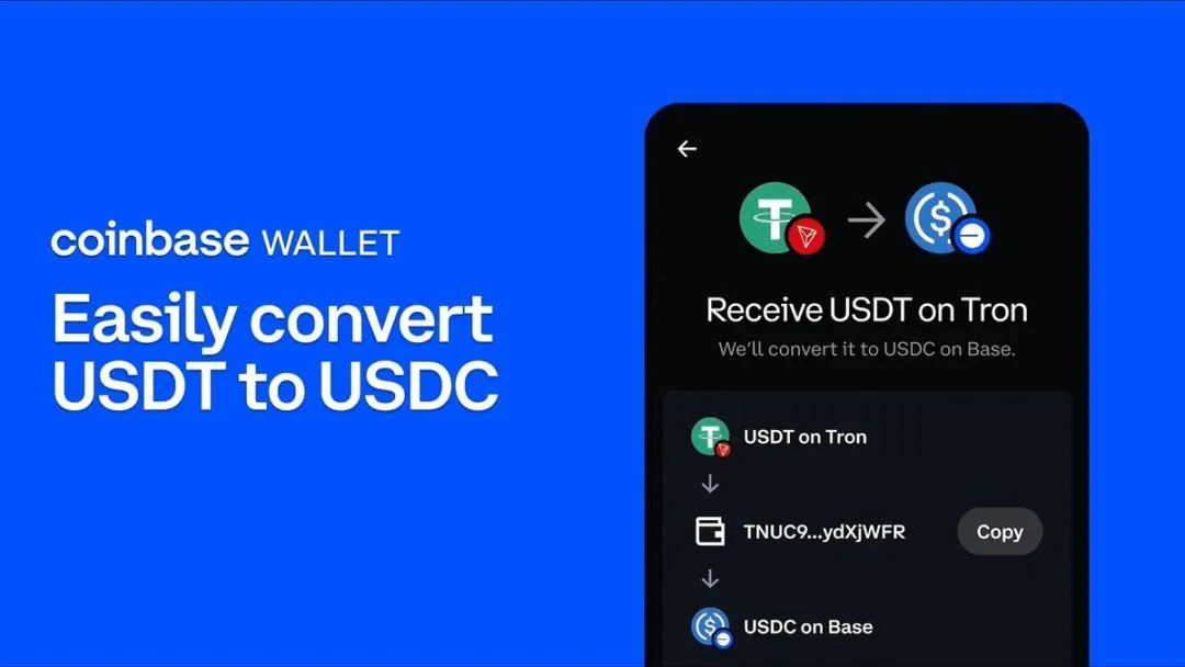 社区生态 | Coinbase Wallet已支持TRC20-USDT