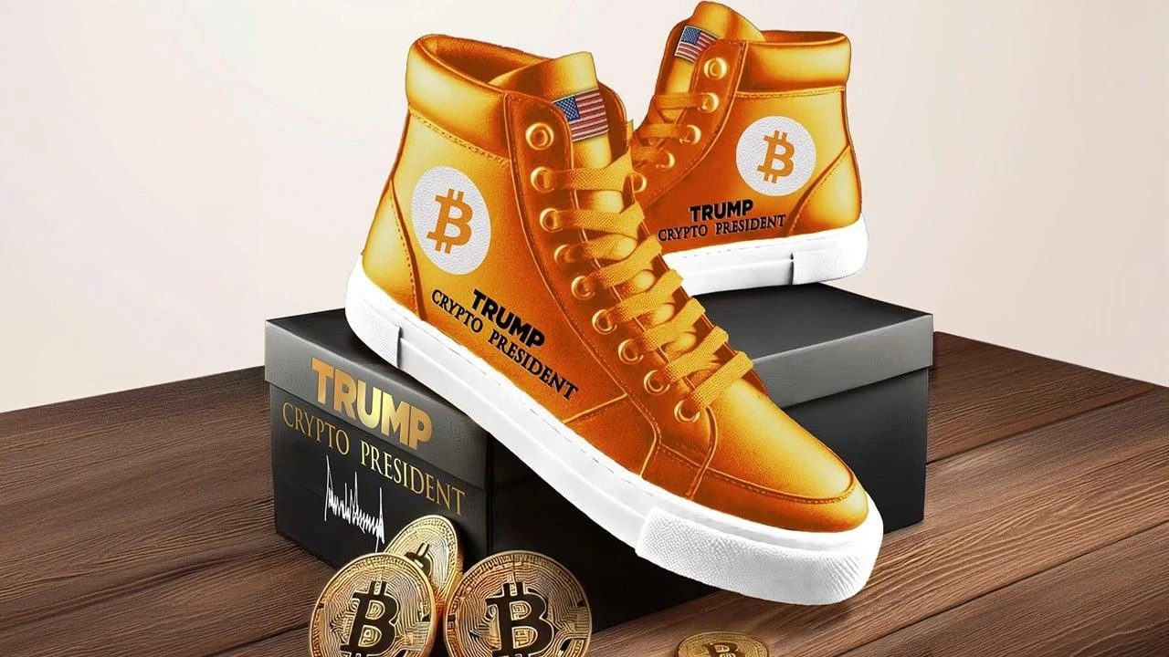 Trump promotes Bitcoin-themed sneakers, scalpers sell them for ,500