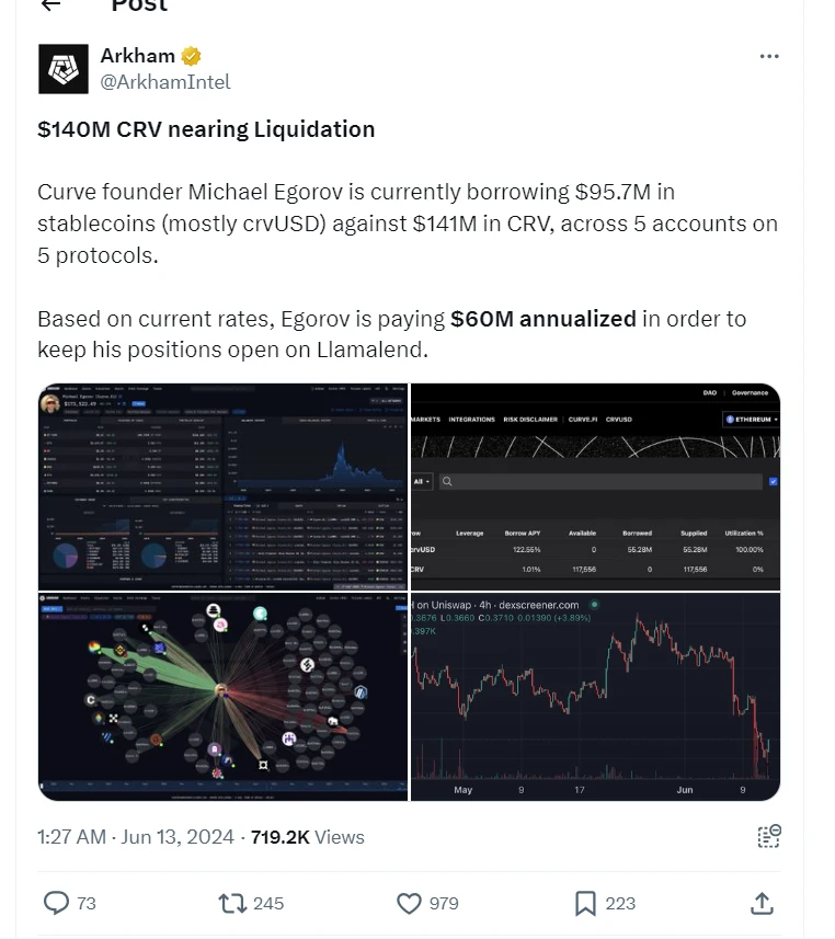 What motives do the big guys in the cryptocurrency circle have to “put out the fire” of Curve?