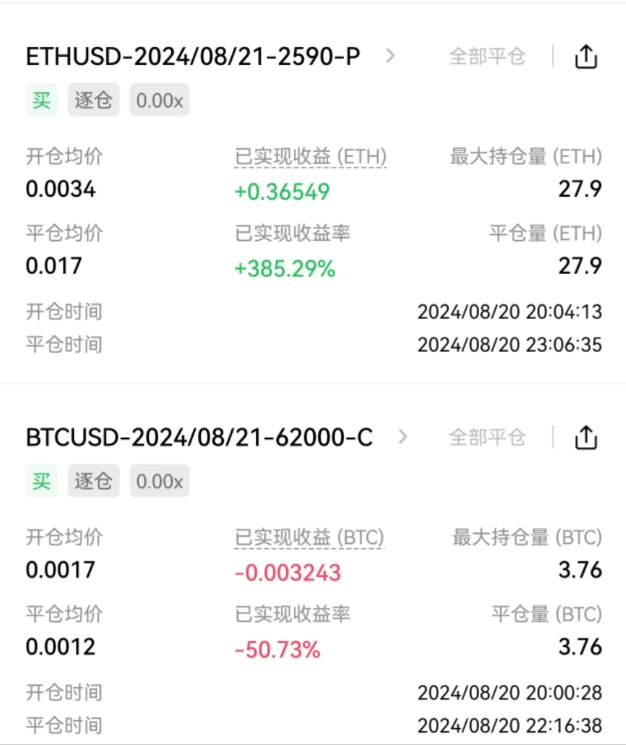 Full record of Odaily editorial department investment operations (August 21)