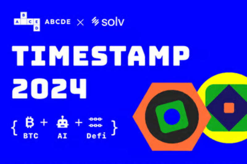 ABCDE和Solv联合举办的第二届「TIMESTAMP峰会」将于9月17日在新加坡开幕