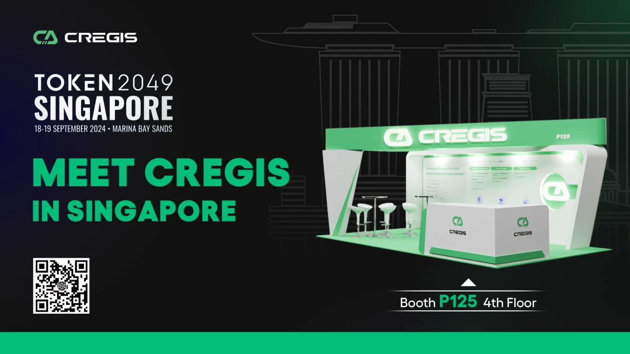 Cregis will attend the Token2049 Summit in Singapore as a sponsor and will continue to expand into the Southeast Asian market