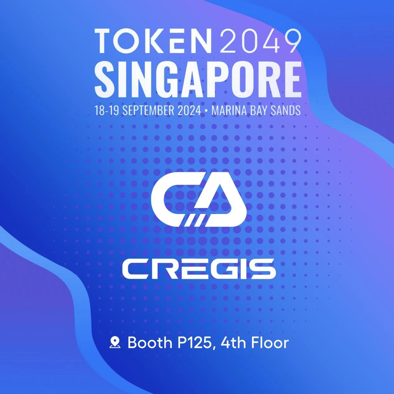 Cregis will attend the Token2049 Summit in Singapore as a sponsor and will continue to expand into the Southeast Asian market