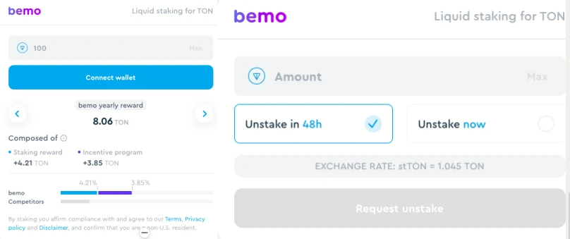 Detailed explanation of TON ecosystem LSD track: Tonstakers ranks first in market share, Bemo has rich incentives