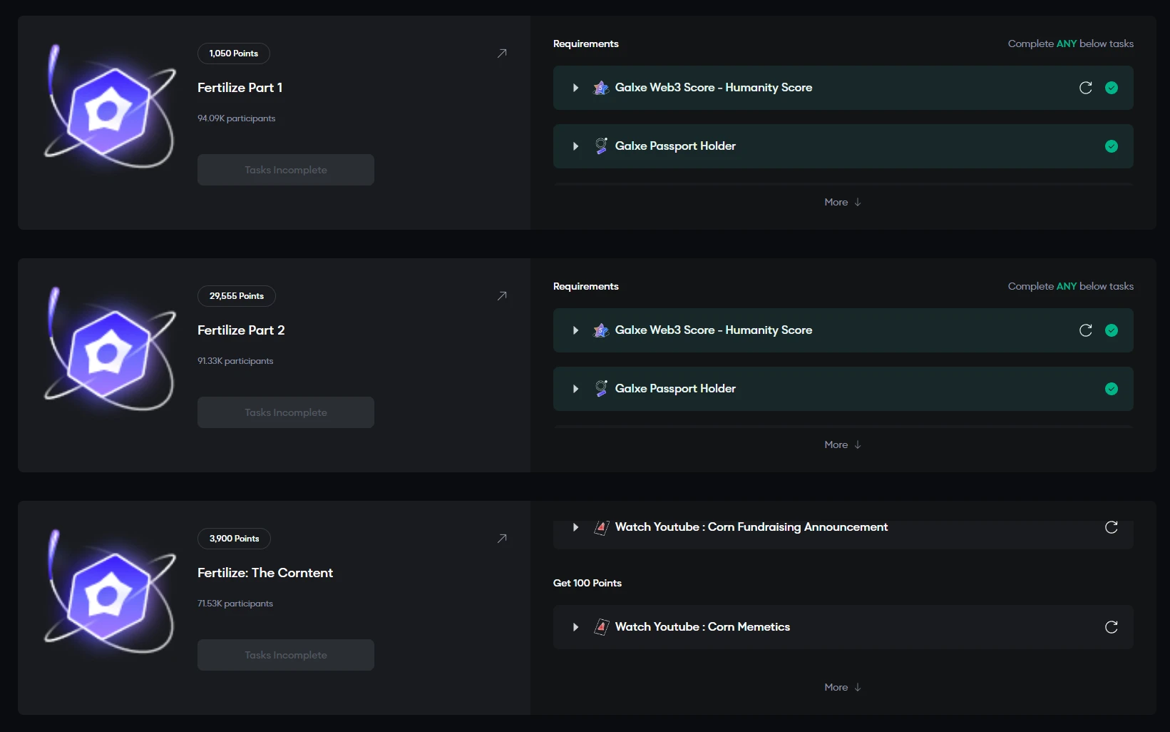 Must-dos this week: StoryProtocol new interactive tasks, MATR1X FIRE gold farming, Binance TG game Moonbix, Corn new Galxe tasks