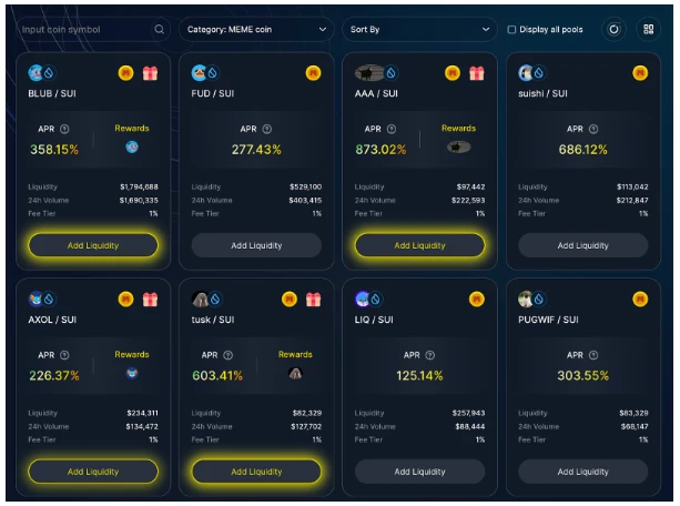 Sui エコシステムの主要 DEX である Turbos Finance はミーム市場でどのように際立っていますか?