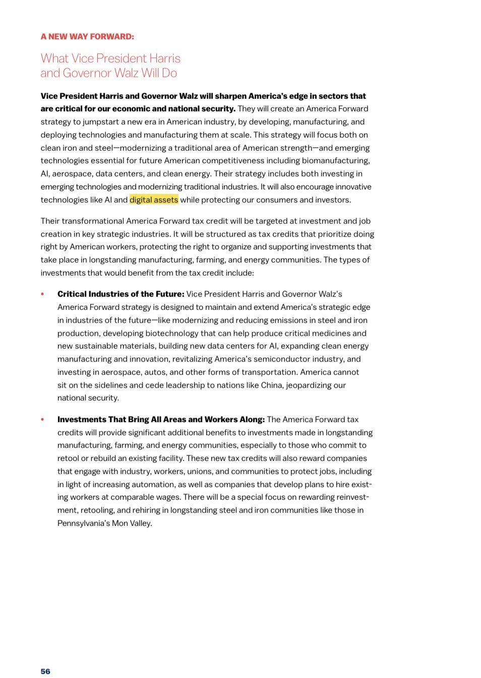 Harris mentioned digital assets again in his 80-page economic policy. Do crypto voters still prefer Trump?