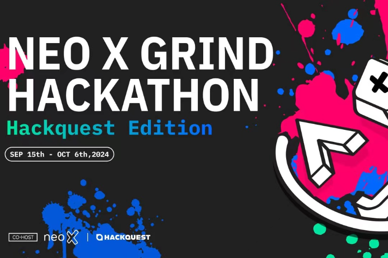NEO宣布与HackQuest共同发起NEO X Grind Hackathon: HackQuest Edition