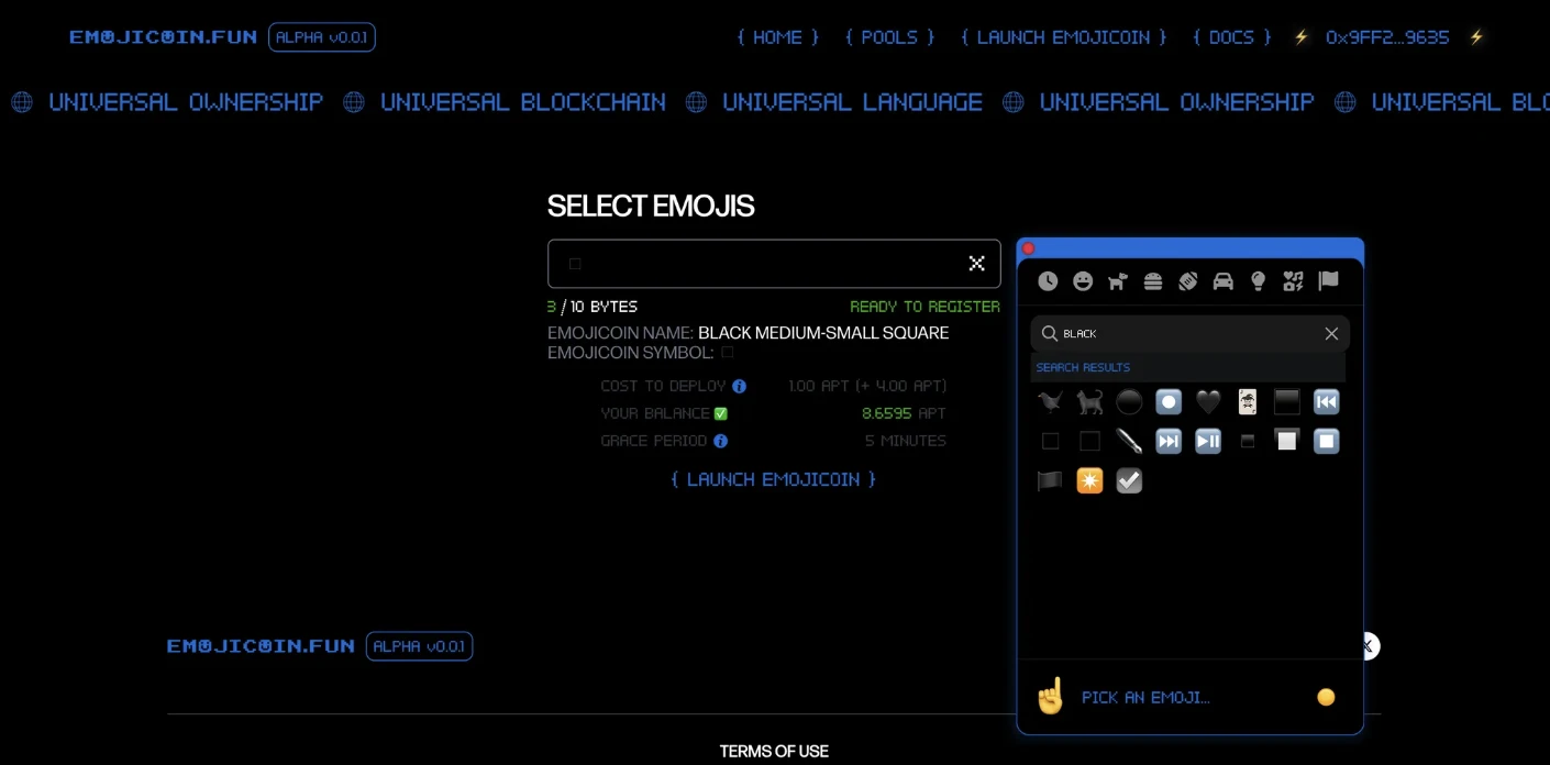 Econia Labs launches emojicoin.fun, an emoji token issuance platform