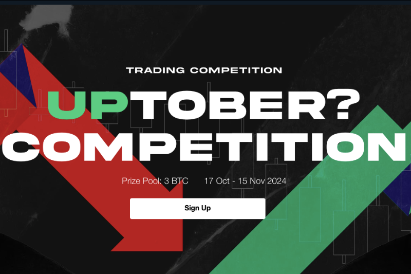 BitMEX推出「Uptober? 交易竞赛」，最高可赢取3 BTC