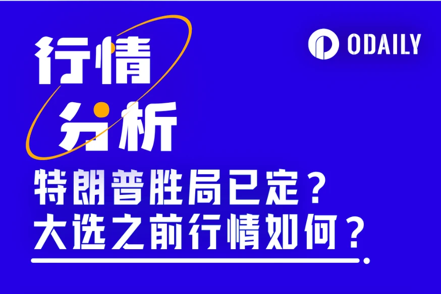 特朗普上台助推BTC突破10万美元？详解美国大选落幕前加密市场观点