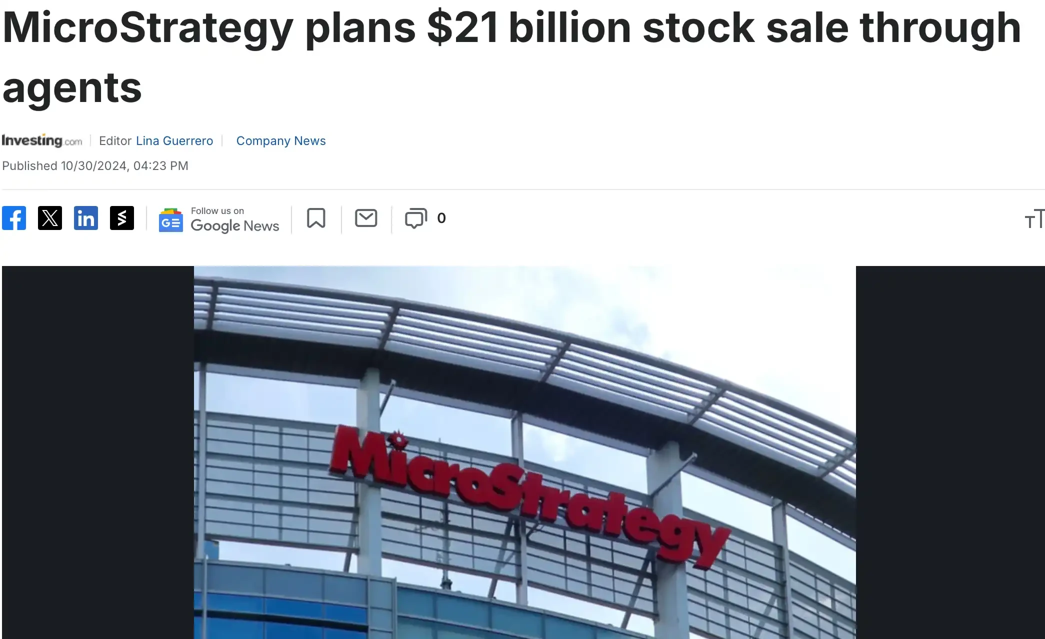 The more you sell it, the more valuable it is, whats the reason for the surge in MSTR premium?