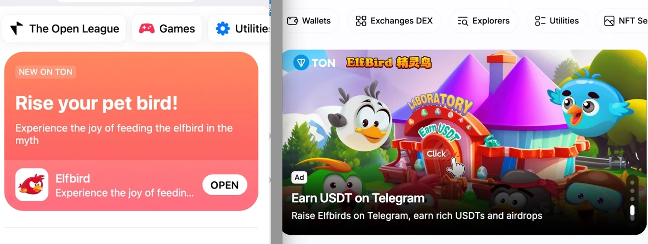 受TON和TG商城推荐，Elfbird精灵鸟吸引力何在？