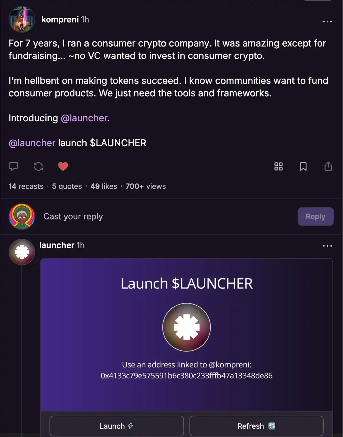 Taking stock of Farcaster’s AI Agent token launcher: Will there be another Clanker?