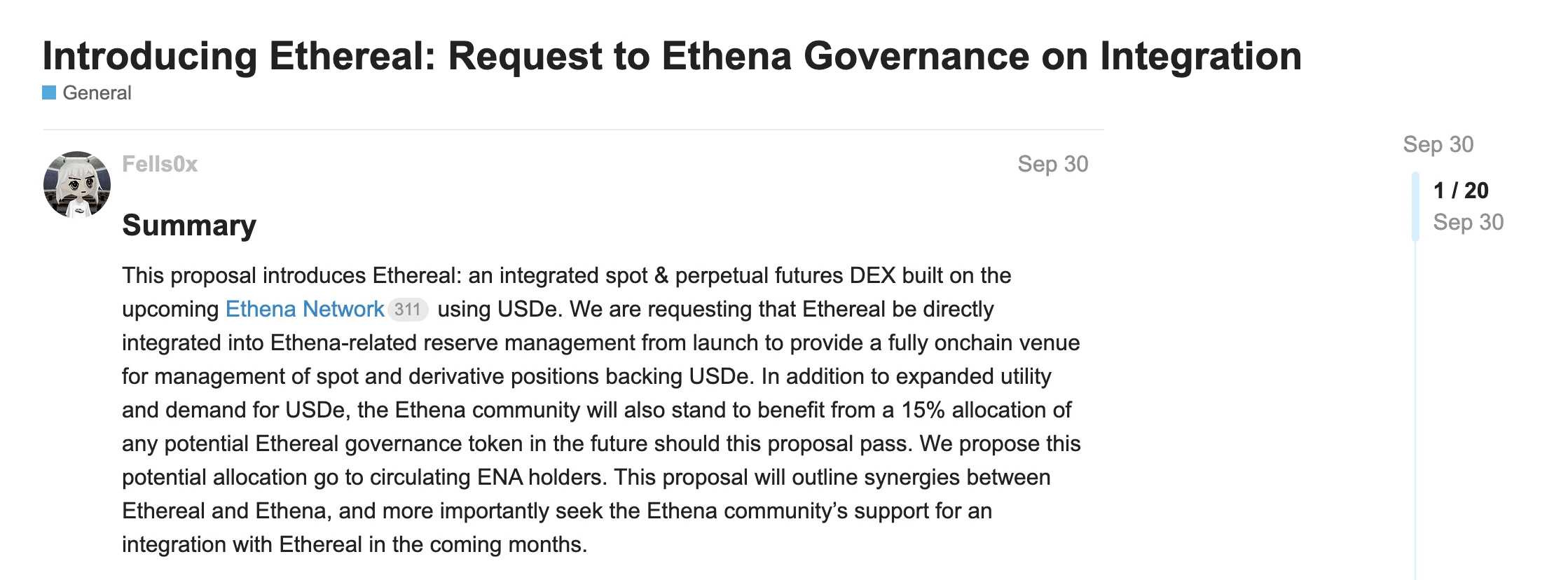 Liệu Ethereal, dự án airdrop đầu tiên của hệ sinh thái ETH có thể tái tạo được điều kỳ diệu của Hyperliquid không?