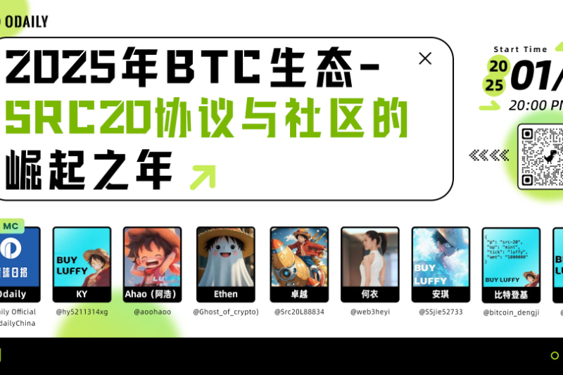 Odaily x LUFFY Space | 2025年BTC生态-SRC20协议与社区的崛起之年