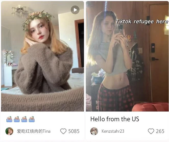 Tik Tok refugees invade Xiaohongshu, Meme is the biggest cultural common denominator