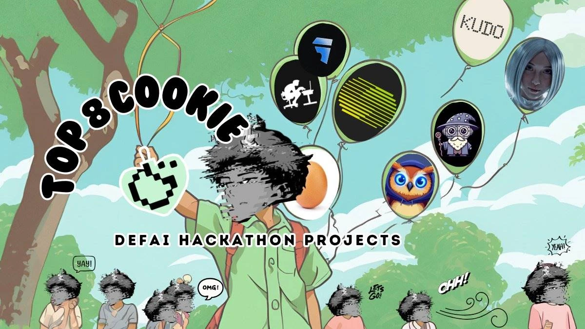 A quick look at 8 innovative projects from the Cookie DeFAI hackathon