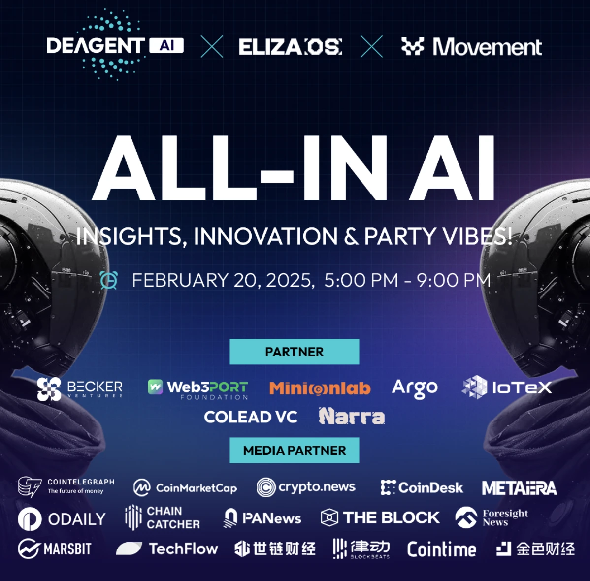 DeAgentAI ALL IN AI theme side event concluded grandly: igniting a new era of integration of AI and Web3