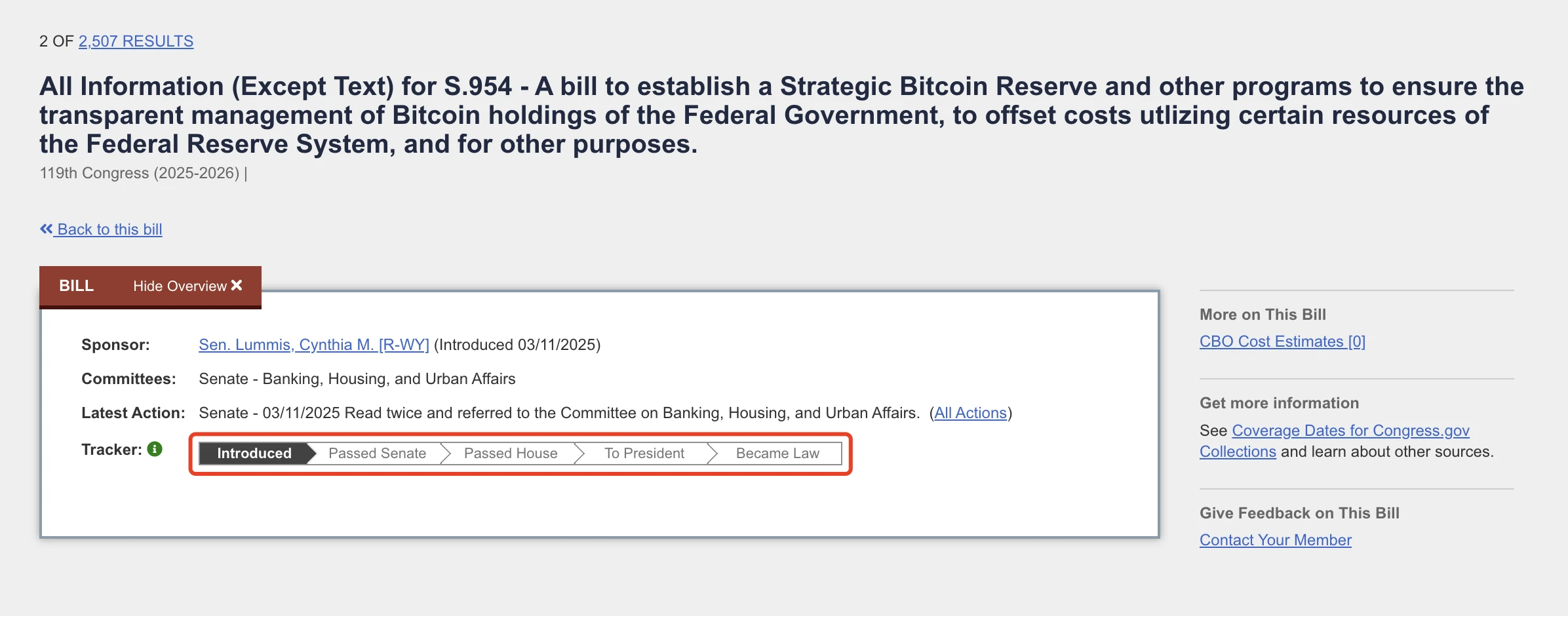 New version of Bitcoin bill submitted, 1 million BTC purchase orders on the way?