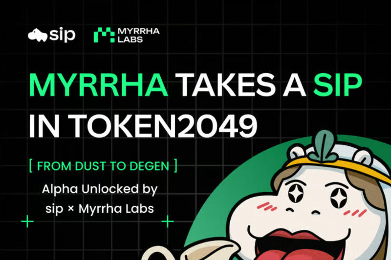 Myrrha nhấp một ngụm trong Token2049