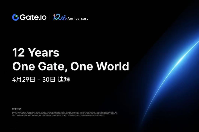 Gate.io创始人Dr. Han将出席迪拜12周年庆典系列活动