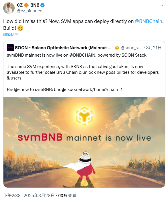 币安Alpha上线在即，SVM赛道代表SOON的合理估值是？