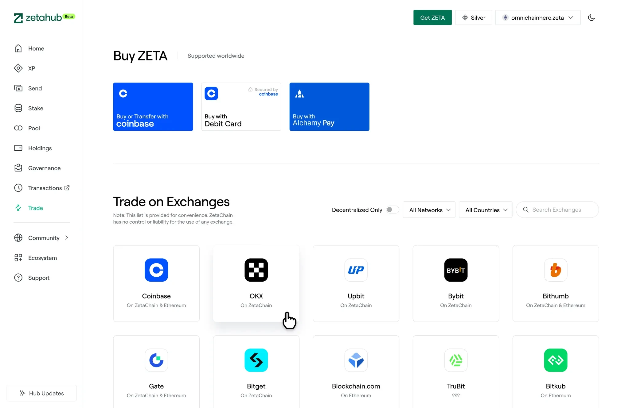 ​Fiat currency directly to the universal chain: Coinbase Onramp officially launched on the ZetaChain ecosystem