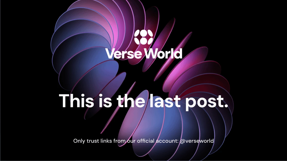 今晨1小时速通10亿,VR元宇宙概念项目Verse World是什么?
