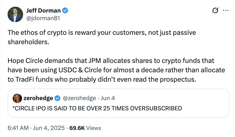 Arca accuses Circle of betrayal: Why did the IPO feast abandon its crypto allies and favor Wall Street?