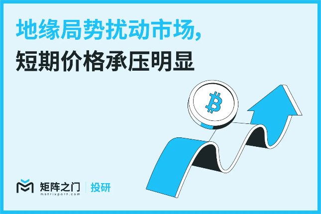Matrixport 投研：地缘局势扰动市场，短期价格承压明显