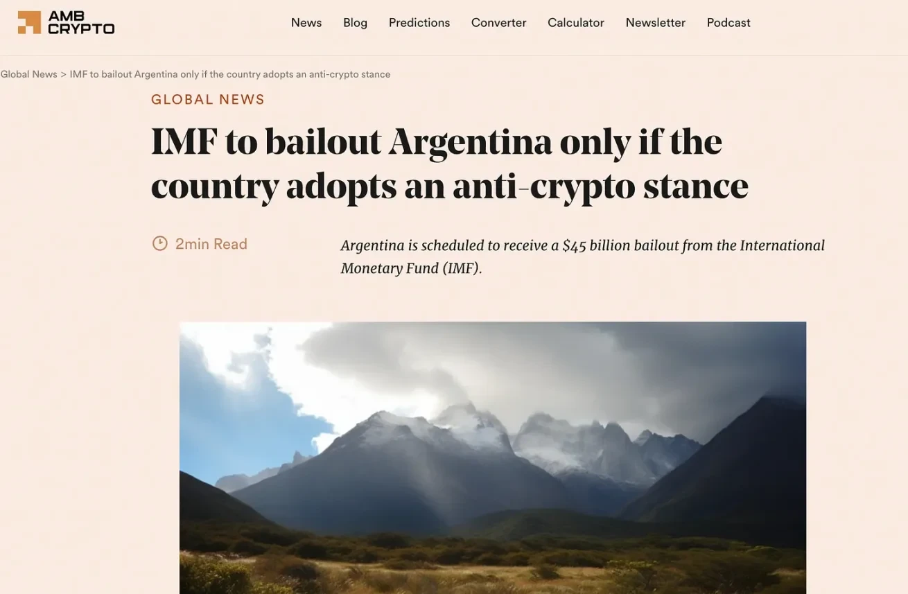 The IMF Didn’t Kill Bitcoin