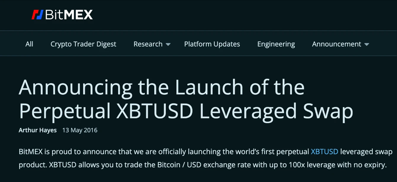 BitMEX Alpha: Evolution of Funding Rates