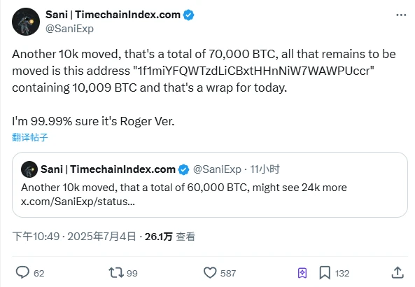 80,000 BTC were activated after 14 years of dormancy. Who are they? Will they be sold?