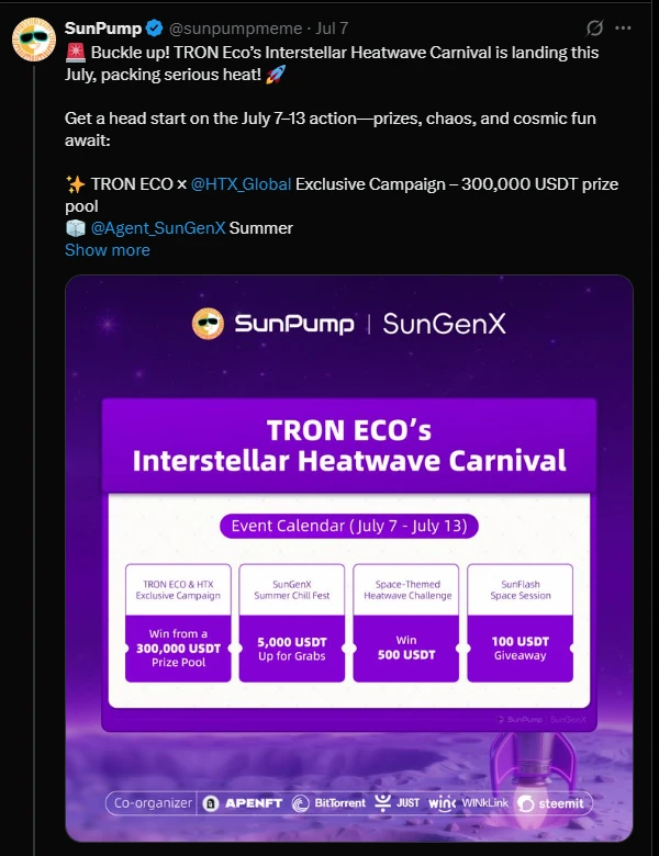 TRON ECO and HTX jointly launched the Mars Ascension Plan: Over 300,000 USDT airdrop feast ignites the ecological wave and unlocks a new paradigm of collaboration between ecology and CEX