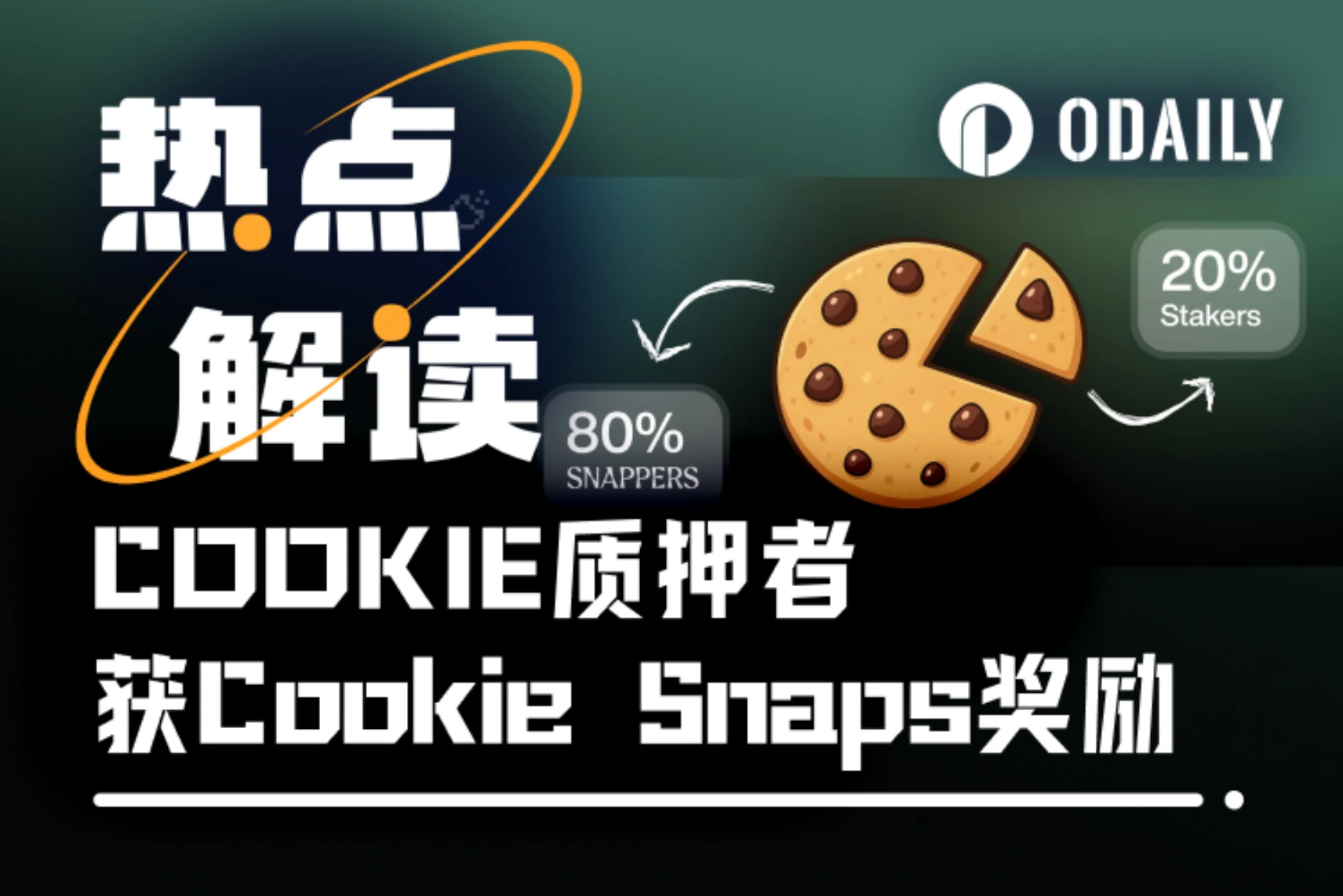 新激励模式解读：最高20% Cookie Snaps奖励直达COOKIE质押者